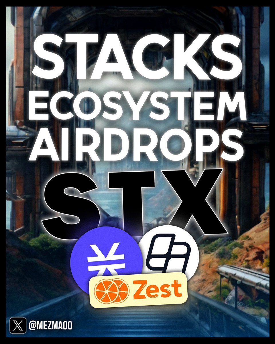 Mezma00's tweet photo. 🪂 Stacks $STX Airdrops 🪂 

#Bitcoin DeFi is blooming 🌱 

$1,000s are up for grab in 2024 

get on 5 whitelists now 🔥

🧵 👇 https://t.co/LM8MAPRZZP