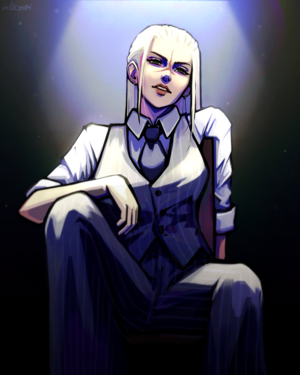 milkyopi's tweet image. bossman (i'm already changing her design but whatever)