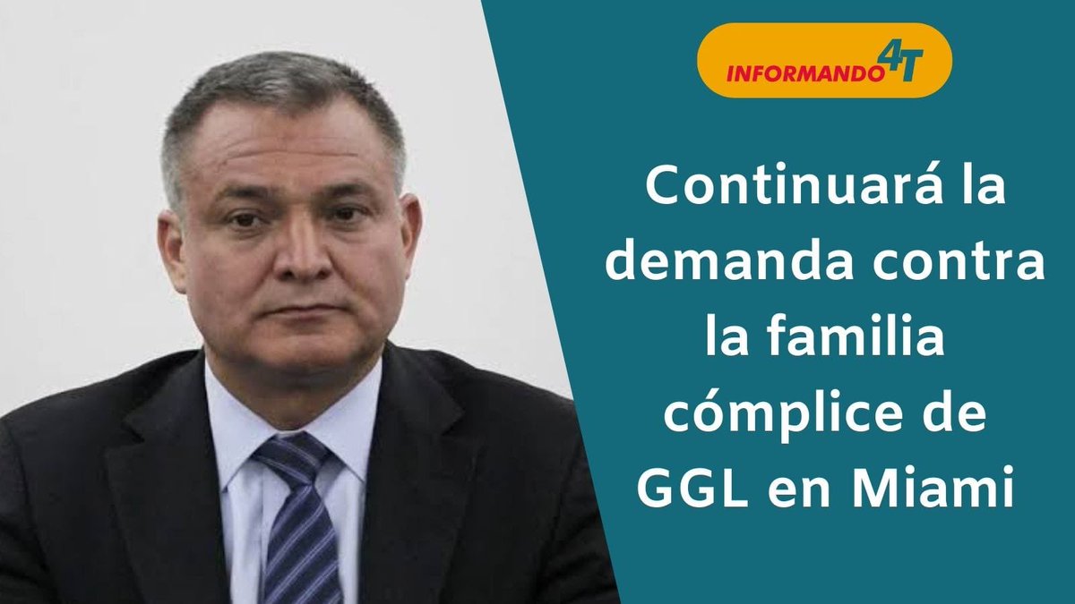 Informando4T's tweet photo. 📌 En Miami, una jueza se negó a desechar la demanda civil del Gobierno de México contra la familia Weinberg, presunta cómplice del ex Secretario de Seguridad Pública Genaro García Luna, y dueña de la mayoría de los bienes en Florida que se busca recuperar. https://t.co/CvaQQKt4Yd