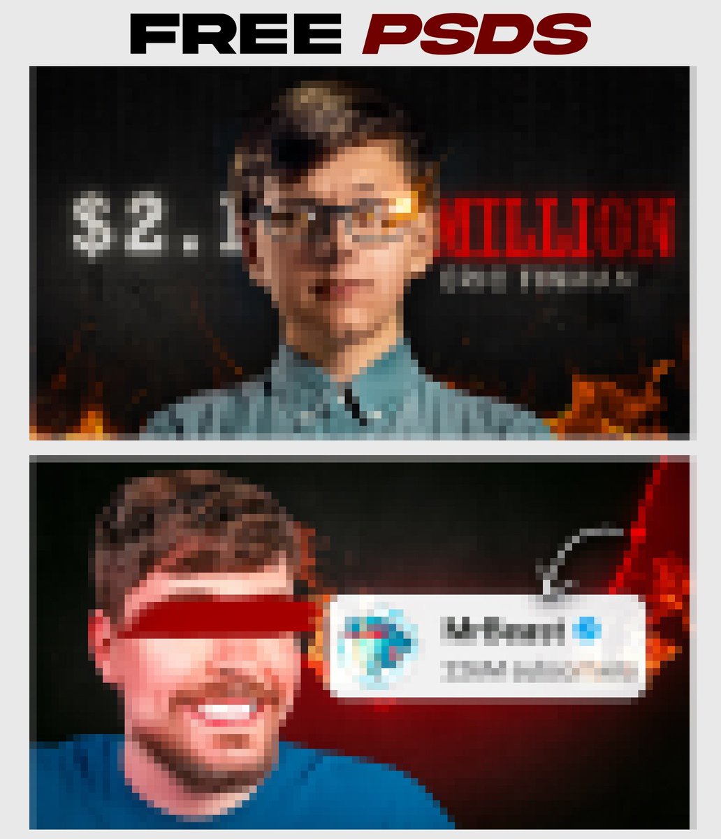 sohaibvs's tweet image. I&apos;m giving away 2 of my best Thumbnails PSDs, and trust me you need them‼️

To get the PSDs 📩:
--&amp;gt; Like ♥️
--&amp;gt; Retweet ♻️
--&amp;gt; Comment &quot;i need&quot; 👇
(Must follow me)