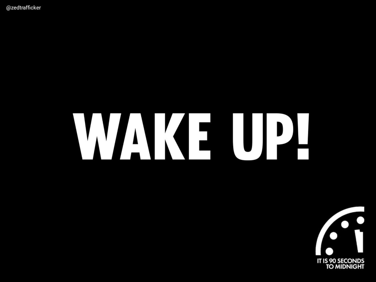 ZedTrafficker's tweet image. WAKE UP! #AlarmClocks @OneMinuteBriefs #ClimateAction