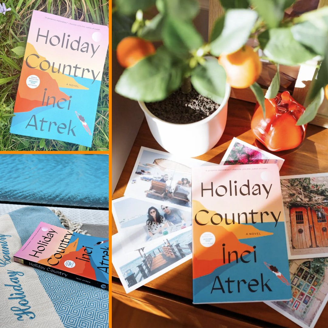 Flatironbooks's tweet photo. Happy publication day to İnci Atrek's HOLIDAY COUNTRY! We're so excited to share this transportive story that is an Indie Next Pick for this month and a Goodreads and https://t.co/s6ciG4GCOy Most Anticipated Read of 2024!
Pick up a copy at https://t.co/tbnDfOkGSi https://t.co/RUoR3Ftavv