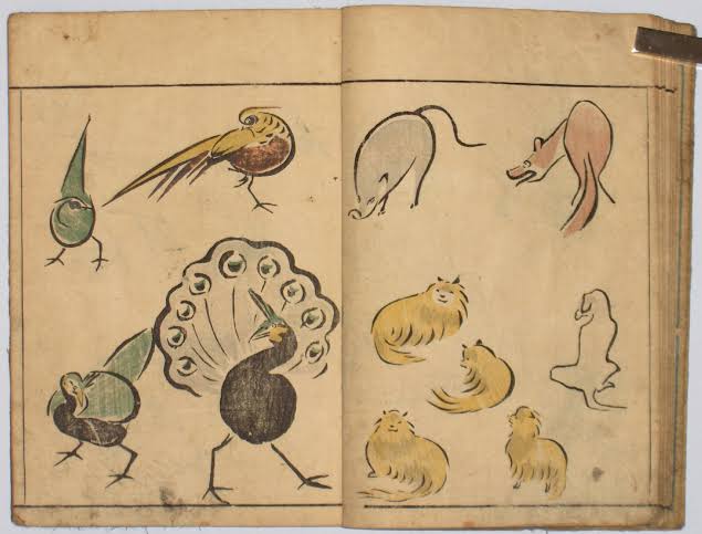Um F I O p/ vcs sobre KITAO MASAYOSHI e seus desenhinhos (fofos) de ryakuga-shiki¹ feitos entre os sécs. XVIII e XIX.

¹ desenhos feitos sem a pretensão de serem muito detalhados, ou seja, "simples". Captar o espirito da coisa e ñ a beleza/perfeição. Uso de poucas linhas.

👇