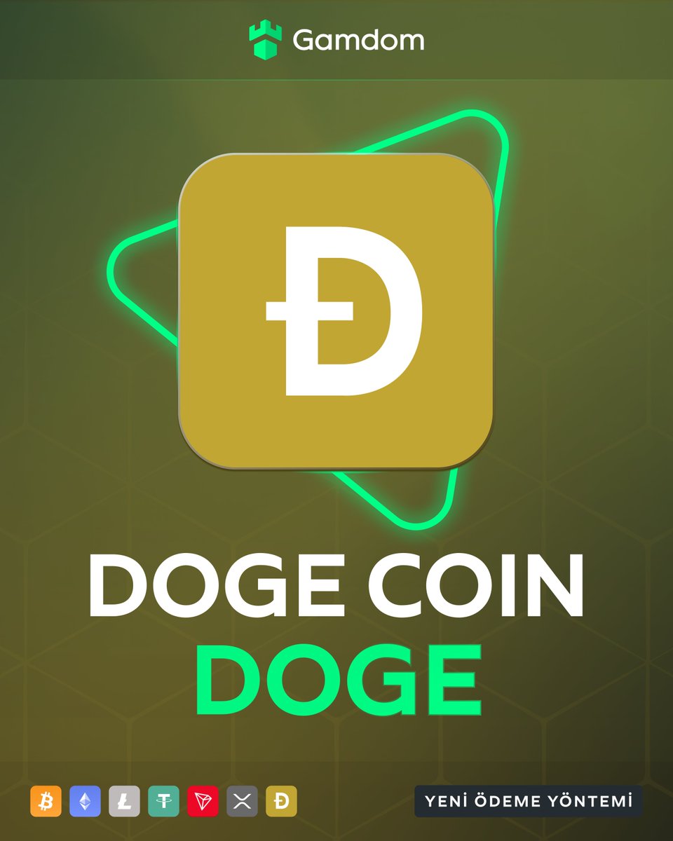 💳 Yeni Ödeme Yöntemi: #DOGECOIN $DOGE 💳

Platformumuzda #kripto para biriminin yeni alternatif ödeme yöntemi DOGE'yi tanıtmaktan heyecan duyuyoruz! 💵

Kutlamak için 5 şanslı kullanıcıya 300₺'lik pay hediye ediyoruz! Katılmak için:

1️⃣ Bizi takip edin
2️⃣ 💚+ 🔁
3️⃣ Arkadaşını