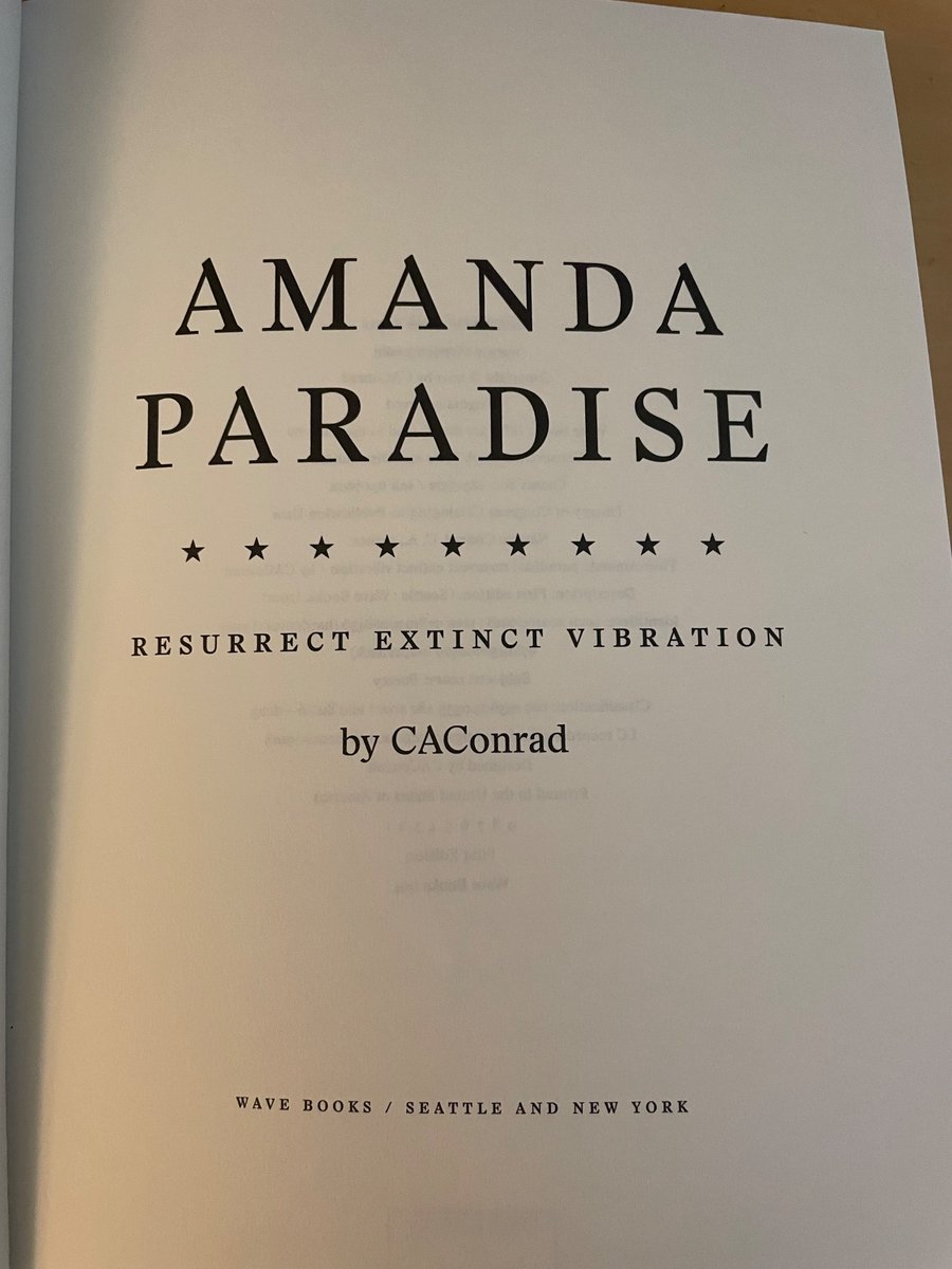 LittleStringsC's tweet photo. On today’s reading list ✌️ 

Have you read this book? What did you think of it?

#poet #poetry #caconrad #reading #writer #amandaparadise https://t.co/erYTg9HyUD