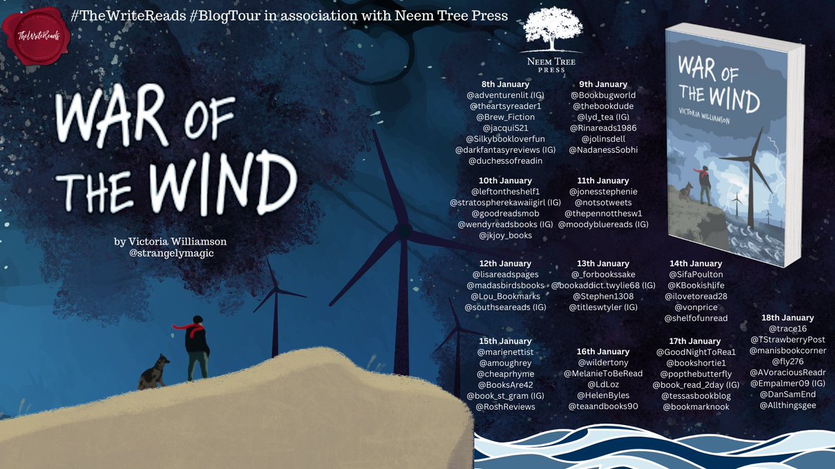 leftontheshelf1's tweet photo. Very excited to be on the #blogtour for War of the Wind by @strangelymagic tomorrow.
@The_WriteReads @NeemTreePress #BookTwitter #bookbloggers #bloggerstribe #booklovers #YAfiction #bookworms #booktwt #BookBoost #booknerd #readers #mustread #bookreviewblogger #bloggingbees https://t.co/KvSYYlim27