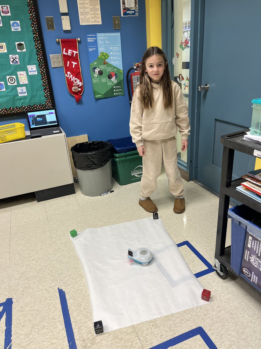 Cncdky's tweet photo. To be honest I thought I might be crazy teaching #FinchBot to 3rd graders. I was wrong! These rock stars are killing it! @birdbraintech #robotics https://t.co/pej4oktuz6