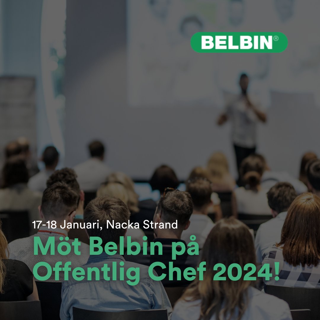 BelbinSverige's tweet photo. 🎉 Exciting news! Belbin is at Offentlig Chef 2024 🚀 Meet us in Nacka Strand, Stockholm, 17-18 Jan!

Explore the power of #TeamRoles and boost your workplace dynamics. #Belbin #OffentligChef2024 #TeamDevelopment #NackaStrand

📍 Nacka Strand möten &amp; event
📅 17-18 Jan 2024 https://t.co/Ge3TC9yHUr
