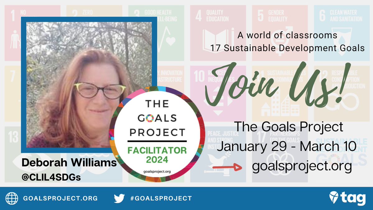 🥳Honored to join as a Facilitator for the 2024 #GoalsProject! Very much looking forward to leading another team of global classrooms 🌎♥️🌍♥️🌏 Will you join us? There´s still time to sign up here 👉goalsproject.org @TeachSDGs @educaciocat @EdChatEU @Edudesarrollo #CLIL