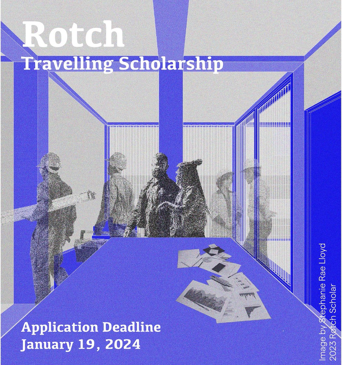 The Rotch Travelling Scholarship is an annual two-stage design competition that provides one emerging professional a $40,000 stipend to travel the world for six months (or more) studying architecture. Application deadline is January 19! Find out more at rotch.org/scholarship/co…