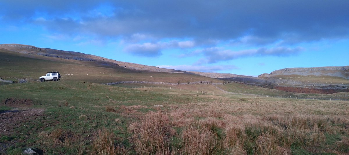 Stunning if brisk &amp; breezy, out looking at 5 weirs (yes, 5!) at the very top end of a Lune trib for <a href="/yorkshire_dales/">Yorkshire Dales National Park</a>. Repeated impoundment has drowned >350m of what should be good spawning habitat &amp; starved the reaches below of gravel
#LetItFlow