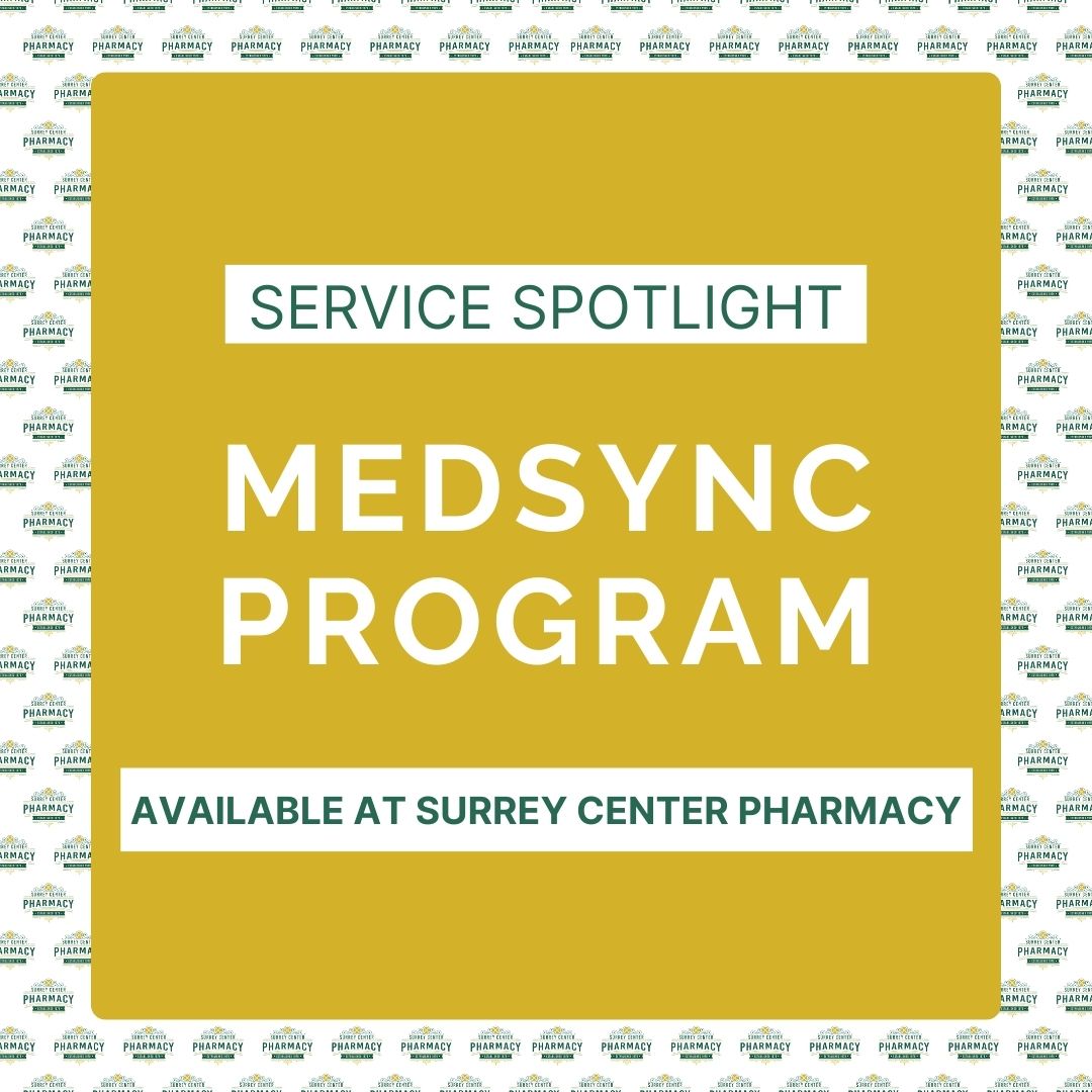 Simplify your medication routine with our January service spotlight, our Medsync Program!

Our MedSync program through Prescribe Wellness can put all your prescriptions on the same schedule, saving you time and reducing your pharmacy visits to once a month.

#MedSync #Prescri ...