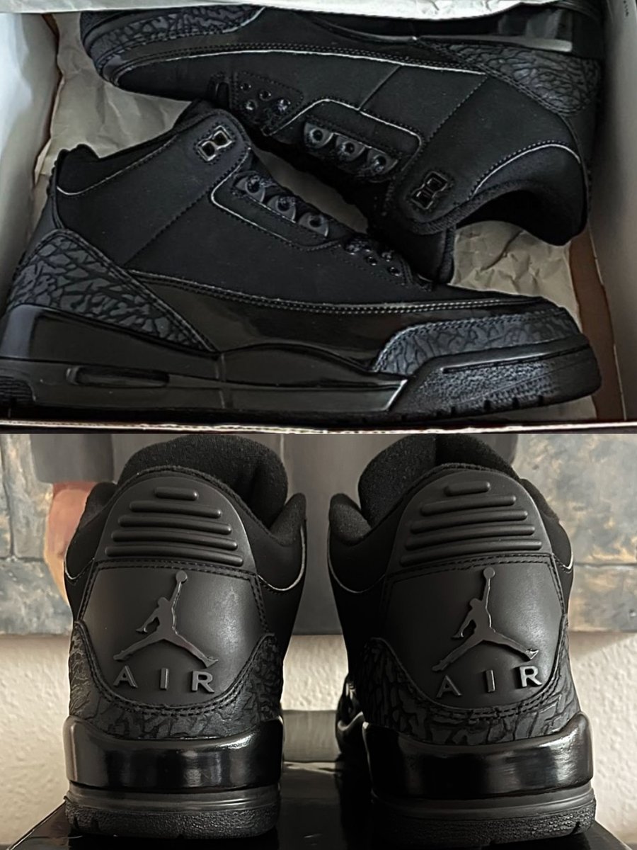 nicekicks's tweet photo. Ready for the “Black Cat” 3’s to return? 🐈‍⬛ https://t.co/SRKe1vRjae