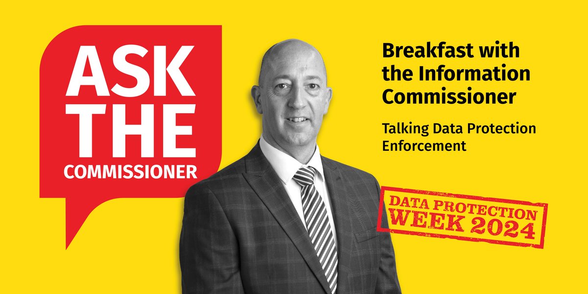 JerseyOic's tweet photo. Join us for Data Protection Week 2024! From Mon 22 Jan-Fri 26 Jan our team will be islandwide providing #dataprotection guidance and support to organisations, schools and community groups. Sign up for our events for organisations, on our website: https://t.co/t1aZTDQHCt https://t.co/XpJX9xsy4b
