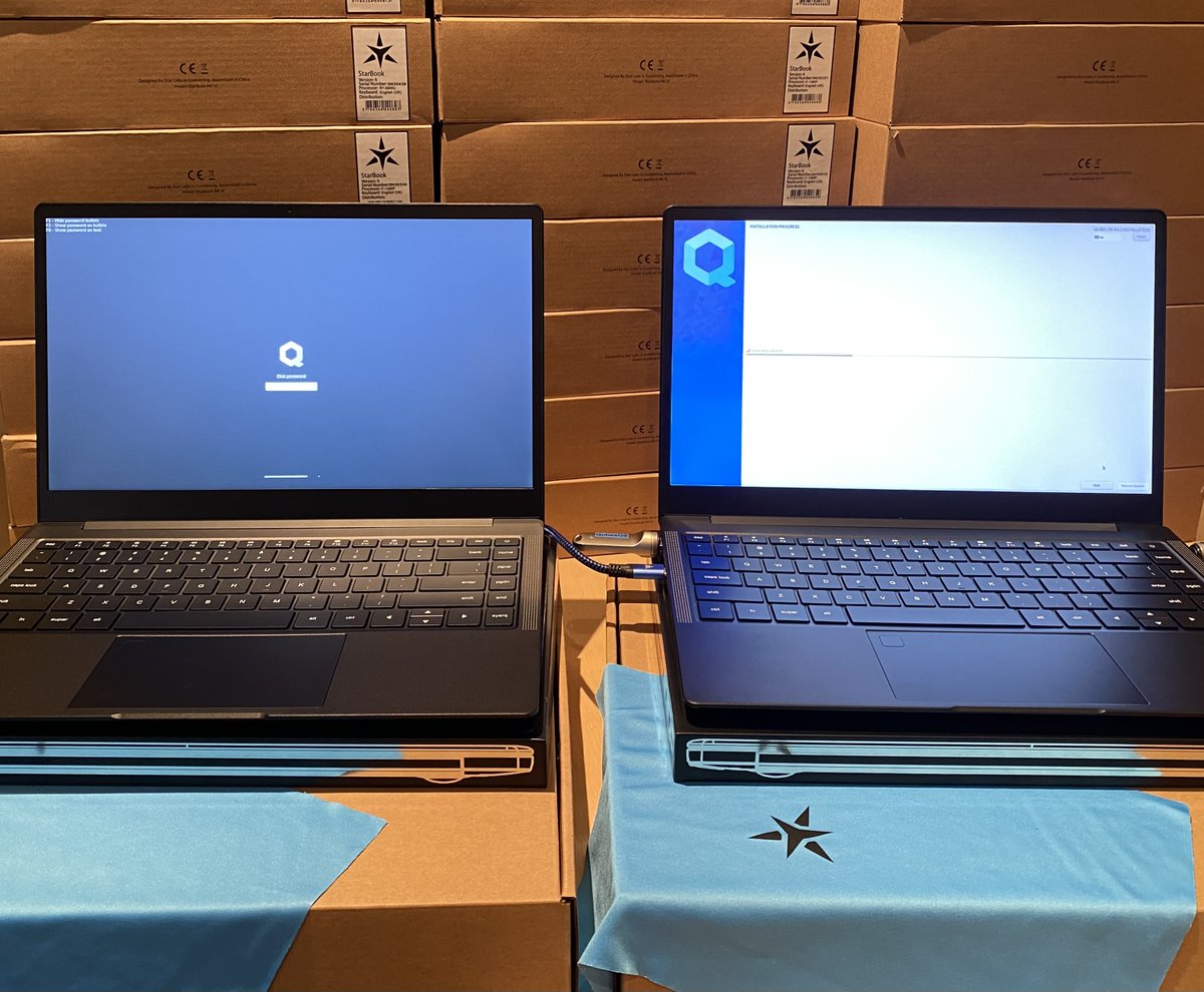 starlabsltd's tweet image. 💻@QubesOS is now available pre-installed on the StarBook Mk VI!
Experience ultimate security and seamless compatibility straight out-the-box! 🔒
➡️starlabs.systems/products/starb…
#QubesOs #coreboot #StarBook