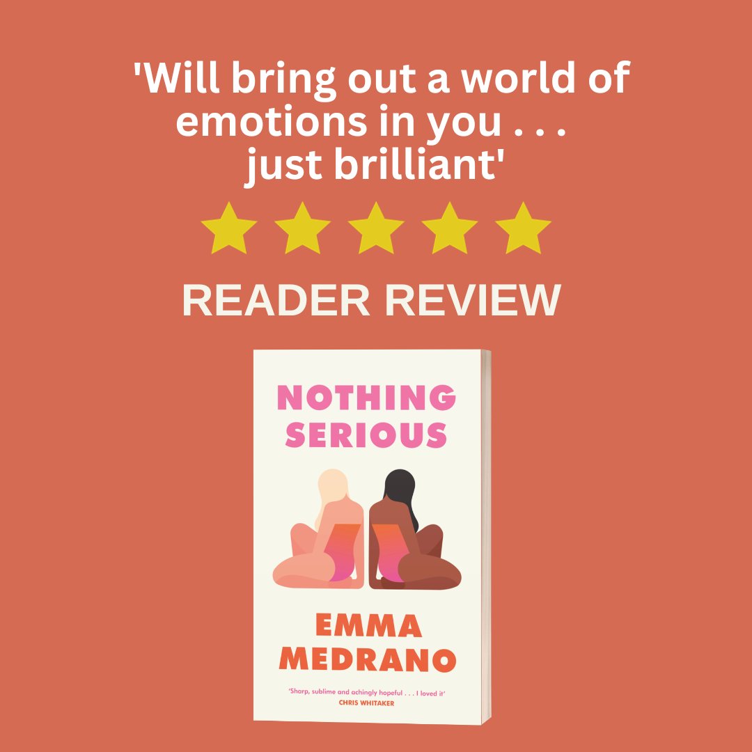Might be hard to believe, but I haven't made any of these reviews up. Preorder Nothing Serious through the link in my bio 🤗