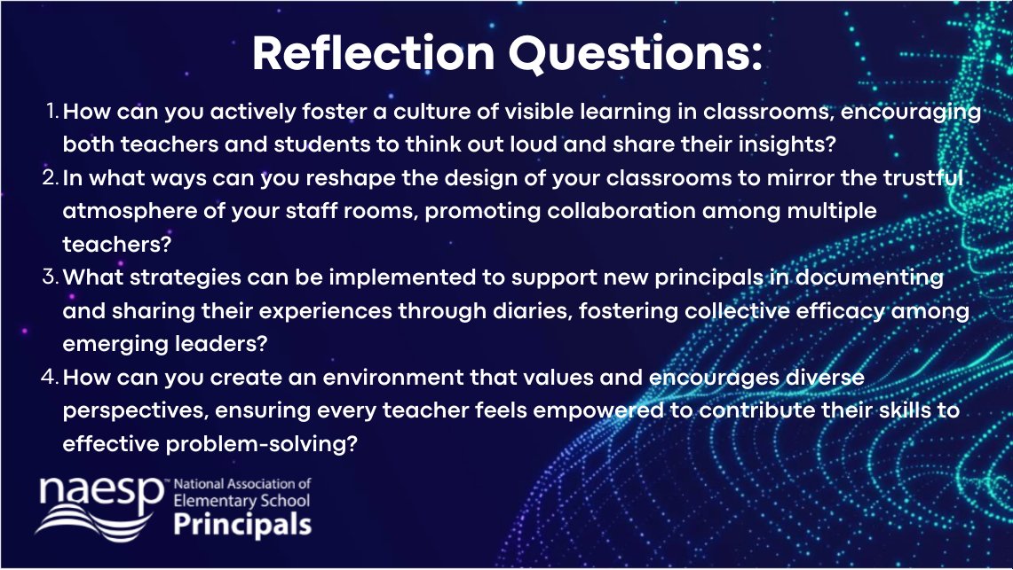 #LeadershipConversations | In this episode, you will hear from @john_hattie, educator and researcher, as he empowers #edleaders to nurture their learning environments. naesp.org/resource/leade…