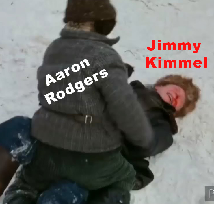 The_Absurd_Norm's tweet photo. @EmmanuelAcho @jimmykimmel I can agree that @AaronRodgers12 took his extreme comments too far, but you've made a career out of it. Promoting the refusal of medical treatment for the covid #unvaccinated is just one example. Bullies being bullied always cry the loudest. #karma #vaxcist #bullying https://t.co/4mxVwCor8Z