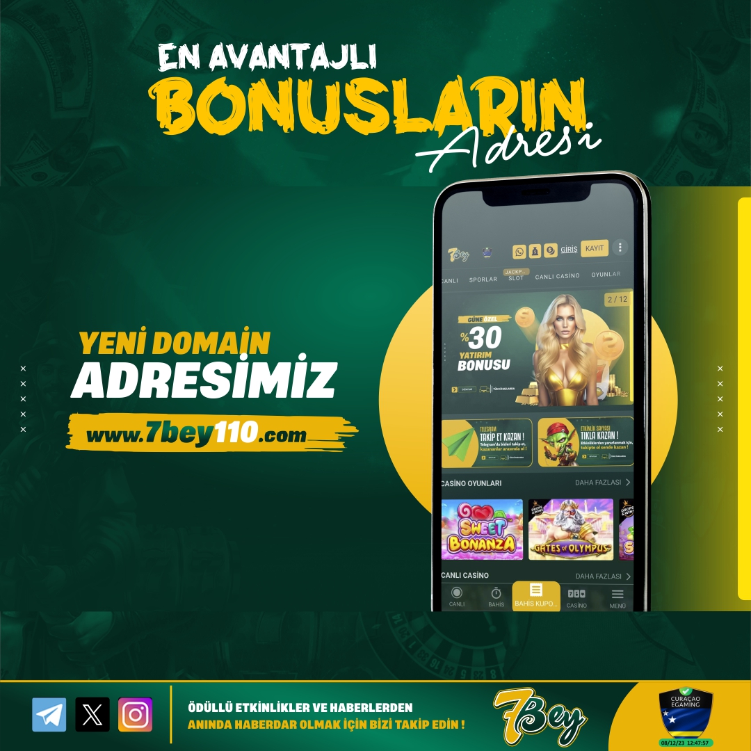 7Beyresmi's tweet photo. 📢 Güncel adresimiz yenilendi!
💸Sosyal Medya Hesaplarımızı Takipte Kal, Her Zaman Kazan🔺
#7beygiris #7beygunceladres #7bey #7beyspor https://t.co/QgT3eSew8J