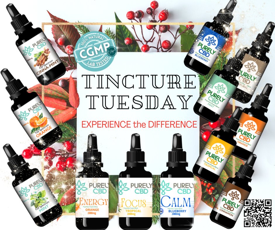 thepurelycbd's tweet photo. ❄️It's Tincture Tuesday!❄️
https://t.co/4HNbJ7BJlB

-  Broad Spectrum Tinctures
- Full Spectrum Tinctures
- Functional Tinctures
- CBG Tinctures
- CBN Tinctures

https://t.co/Dg4FG96sOz
❄️❄️❄️Have a PURELY CBD day!❄️❄️❄️ https://t.co/MvhrDRg2pZ