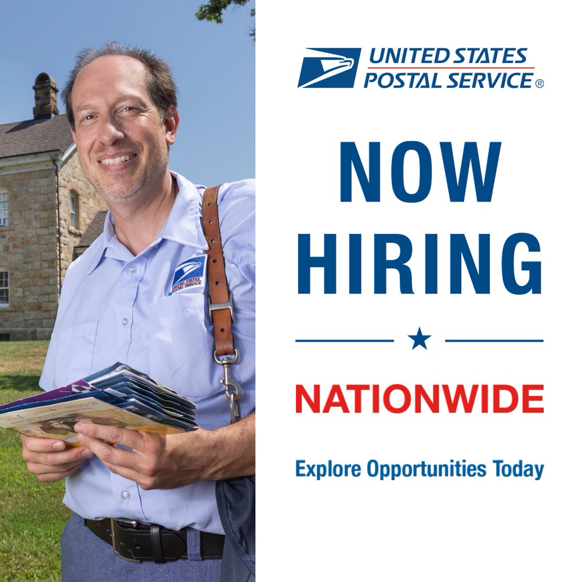 The United States Postal Service is actively recruiting for many positions that may be perfect for you. Whether full time, part time or seasonal positions, we have options available: b.link/uspscareers And for tips on where and how to apply: b.link/uspsapplyforaj…