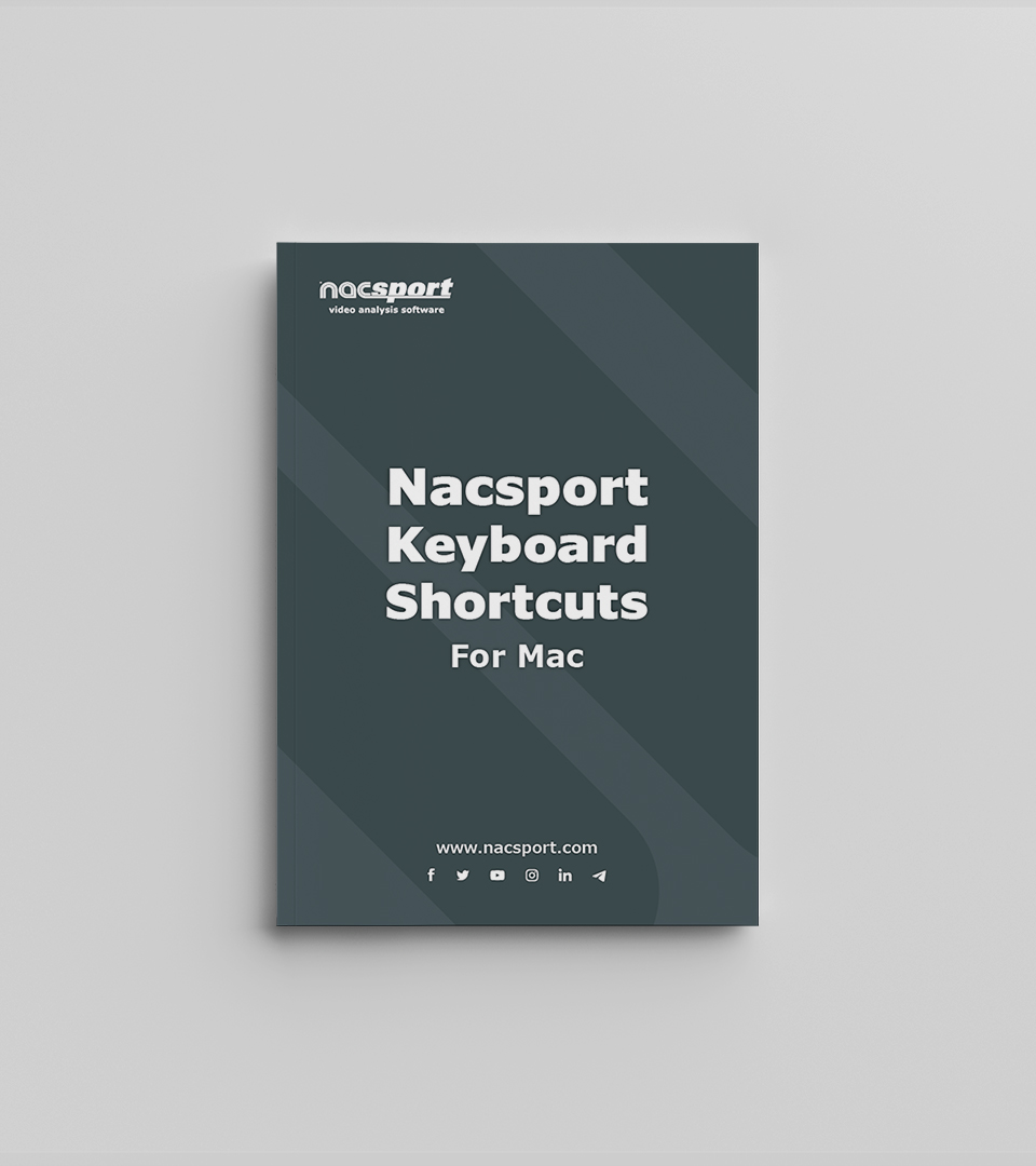Mac user? Complete your analysis in the quickest way possible.

Nacsport keyboard shortcuts can save you a lot of time and effort during the analysis process. We've listed them all in this ebook. Download it, print it, learn them.

nacsport.com/nacsport-keybo…