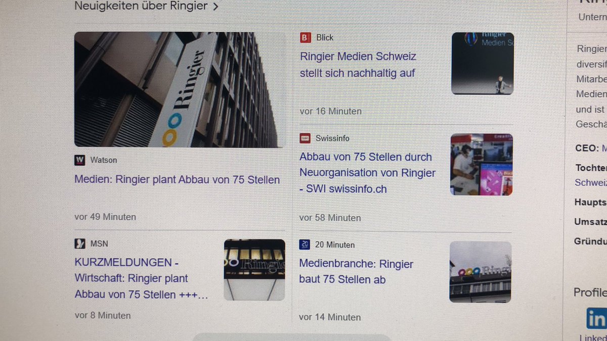 Gleiche Geschichte, andere Schlagzeilen