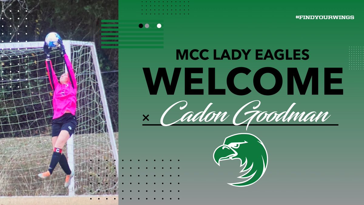 Please welcome Cadon Goodman to the Lady Eagles class of 2024. She is a Goalkeeper from Enterprise HS. We're very excited to have you, Cadon! #findyourwings #goeagles