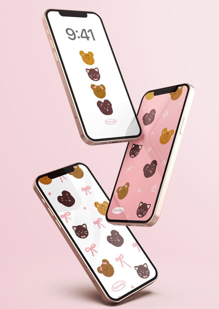 make_m0ng's tweet photo. Cookie Cutie Sweetie wallpaper 🍪
-
💕https://t.co/joscxSzvTe

이번시즌 쿠키들을 그림으로 말랑말랑하게 그려 만든폰배경을 준비해봤어요 🍪💕

1월신상은 ㅜ생각보다 시간이 더 걸려서1월말에 오픈예정입니다! 기다려주신만큼 더 열심히 준비해서 데려오도록하겠습니다 ��� https://t.co/X43YCpgFzE