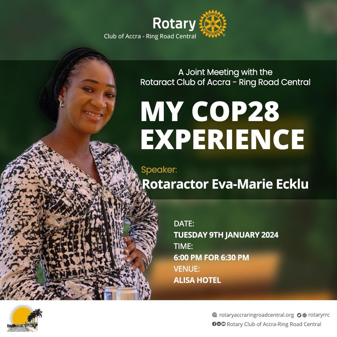 RRCRotaract's tweet photo. Join us tonight! 
#cop28 #rotary #rotaract #d9104 https://t.co/HtpfwJTPiW