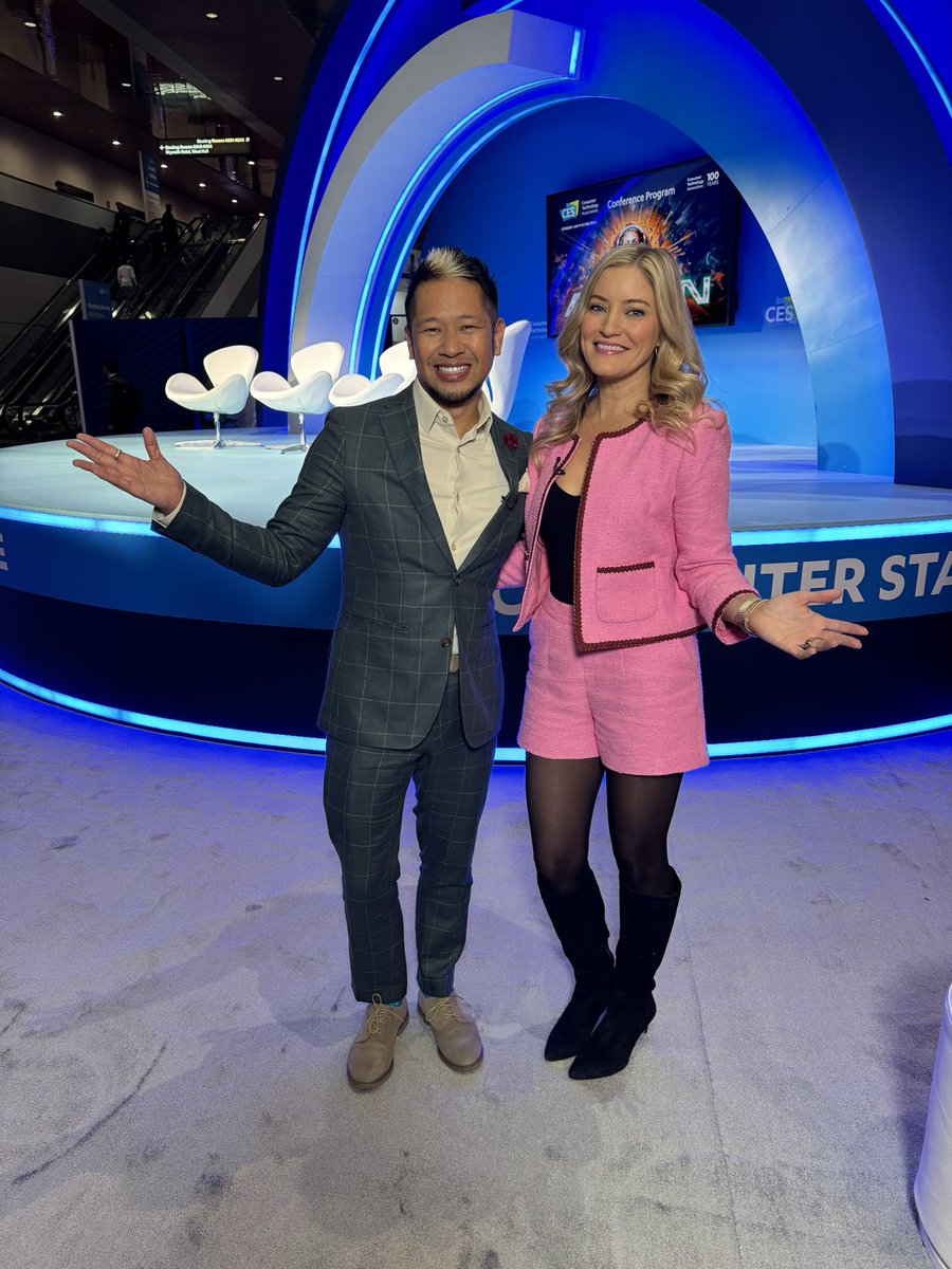 briantong's tweet photo. #CES2024 Stats!
- 130K+ Attendees
-  4K+ Exhibitors
- 1400+ StartUps
- 30 Football Fields of show floor
- 2 Bad Ass Hosts

DAY ONE STARTS NOW! https://t.co/S2DBJuysmT