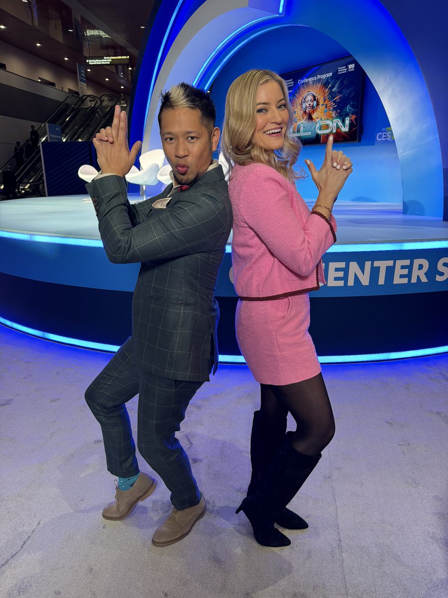 #CES2024 Stats!
- 130K+ Attendees
-  4K+ Exhibitors
- 1400+ StartUps
- 30 Football Fields of show floor
- 2 Bad Ass Hosts

DAY ONE STARTS NOW!