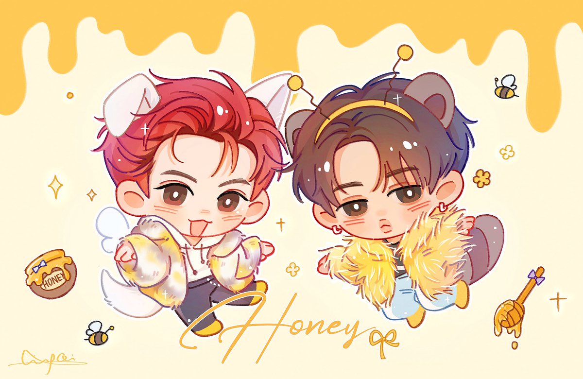 两只小蜜狗🐝🐝
#THEBOYZ #더보이즈 #sunwoo #선우 
#ERIC #손영재