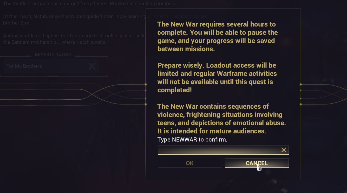 MattGoesBuck on X: “Get to start New War tonight 🙌 Must be in for 