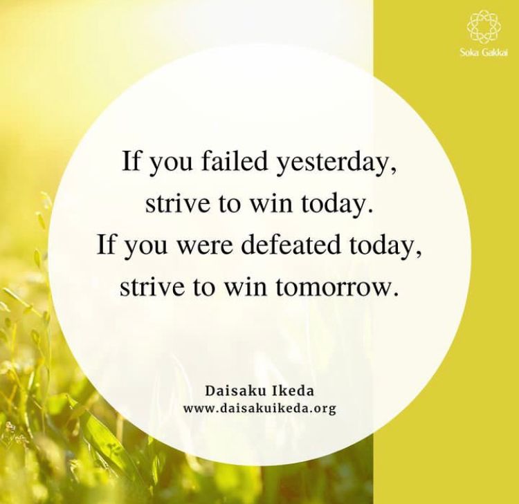 I am striving to win today... that is, do what I had planned to do yesterday, today. Anyone else still trying to get back into the swing of things at work after the holidays? #newyear #BackToWork #smallbusinessowner #buddhistinspiration #buddhisminspo