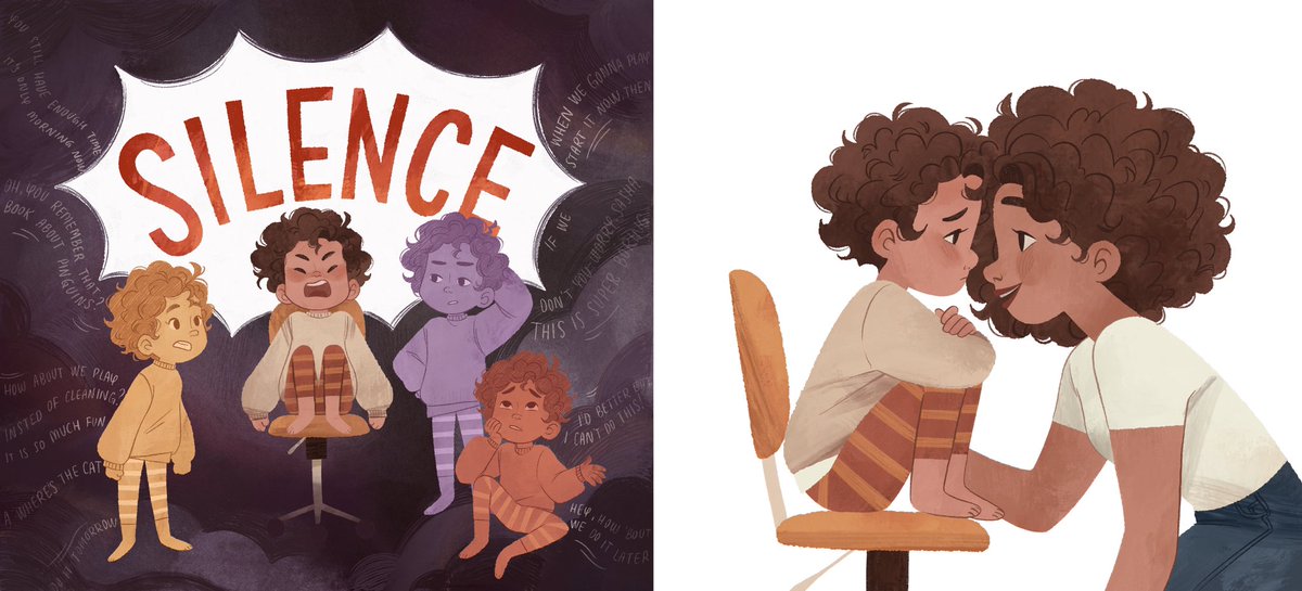 odnatamyara's tweet photo. It’s #PortfolioDay again!! 
I’m Yara, an illustrator and character designer with ADHD!I love stories about neurodiversity and representation, cooking and sneaking cats everywhere in my illustrations! Let’s work together!! 🐈‍⬛
💌 odnatamyara@gmail.com
✏️ https://t.co/gw6r5u17gx https://t.co/D7pmLCKTlH