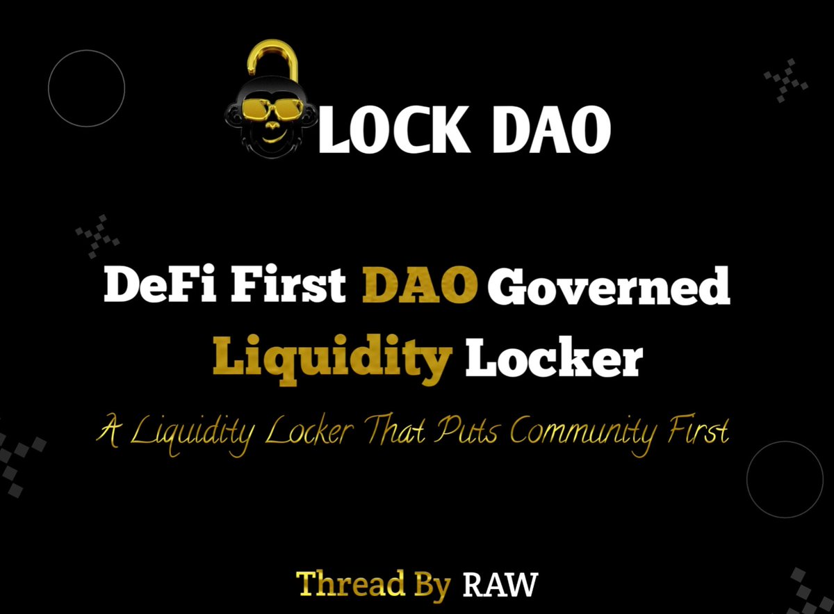 According to recent data, there have been approximately 1.2 million 𝗿𝘂𝗴 𝗽𝘂𝗹𝗹𝘀 in the past year alone

With an estimated $467 million lost in the past two months 

This is a nightmare!!

However, a new Defi protocol is here with a perfect solution

A  🧵 

#LockDao #Defi
