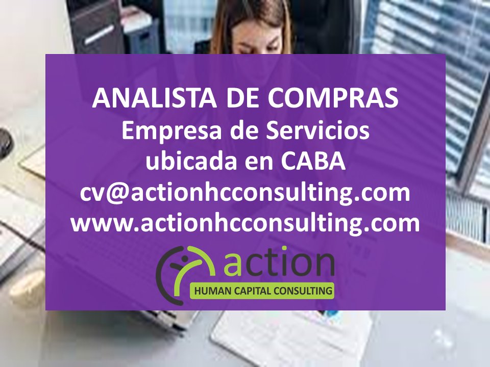 actionhcc's tweet photo. 📌Responsabilidades
✔Contacto y selección de proveedores
✔Gestión de contratos 
✔Generación de órdenes de compra
📌Requisitos
✔Estudiantes o graduados de Administración de Empresas o afines
✔Experiencia de 3 años en la posición
#analista #compras #talentoaction #empleo https://t.co/jcoy4NIobU