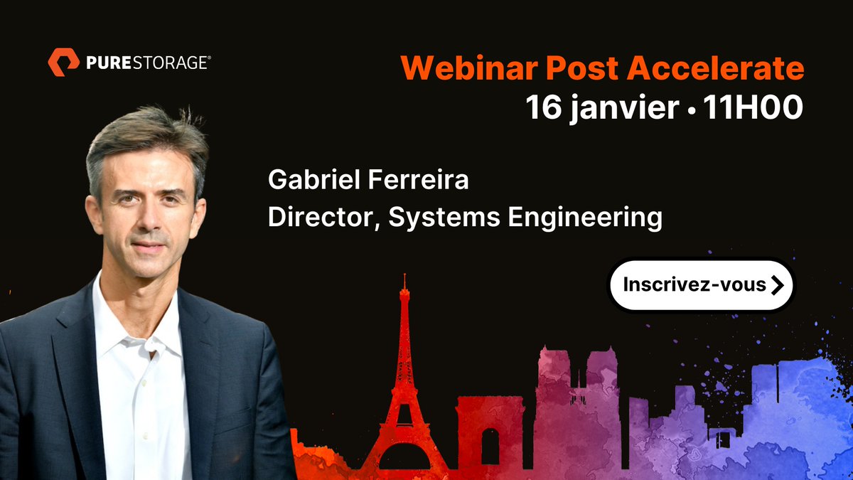 📆  Inscrivez-vous à notre webinar post-Accelerate qui aura lieu le 16 janvier 2024 dans lequel Gabriel Ferreira, Directeur Technique France, interviendra sur plusieurs sujets : Stratégie, Vision, Portfolio, Développement durable et bien plus encore !

🔎 bit.ly/47xz0O2