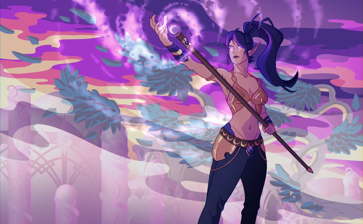 Hi, I'm Shreyas and I'm a fantasy illustrator looking for freelance work. I'm available for commercial or personal commissions. Ask me about character design!

💼: artstation.com/barbecube
📧: DM me here!
#PortfolioDay #illustration #fantasyart