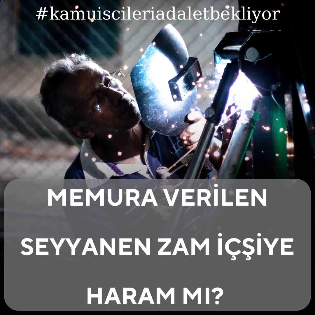 SrknYlmz06's tweet photo. AZ KAZANANDAN AZ, ÇOK KAZANANDAN ÇOK VERGİ ALINSIN!
#vergideadalet!  memura toplu iş sözleşmesi bitmeden verilen refah payı ve seyyanen zam işçiyede verilsin. Hem memurdan çok vergi öde hem onlardan az maaş al #SeyyanenZam #refahpayı #kamuişçileri @RTErdogan @dbdevletbahceli https://t.co/pO1EmfYkeY