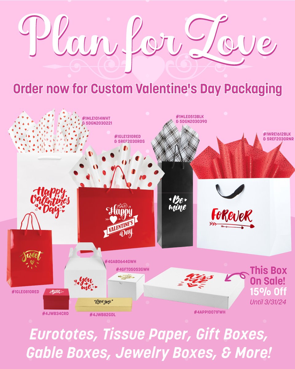 PWSsocial's tweet photo. Plan for LOVE and order Valentine's packaging today with PWS 💘
https://t.co/qzf549kyxy https://t.co/CIM9Z9h0vN