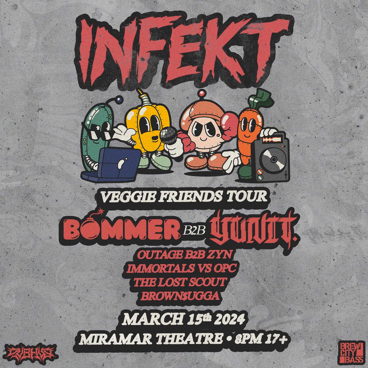 OUTAGEofficial's tweet image. going b2b with @zyndubz in Milwaukee in March babyyyy ⚡️

WHOLE LINEUP IS ABSOLUTELY FUCKED GOD DAMN