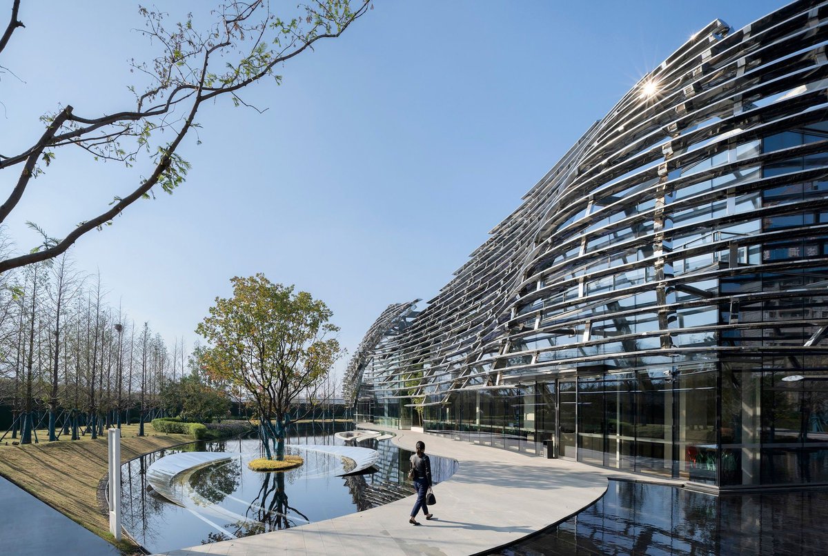 NWArchitect's tweet photo. Among the Clouds Art Center / Yuan Architects https://t.co/kQ3zq20dmT #architect #design #architecture https://t.co/qTxgrFFngf