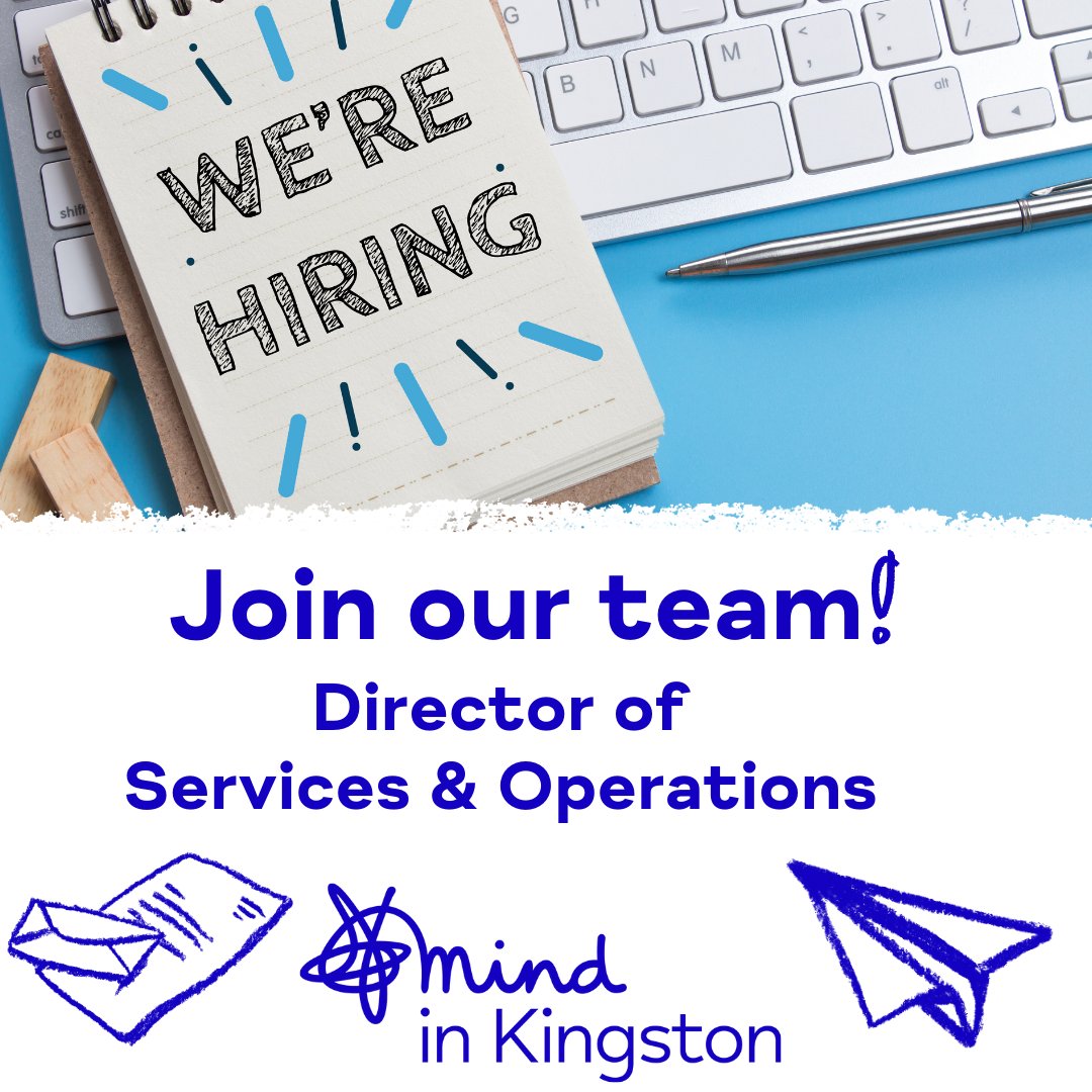 We have an exciting opening for the Director of Services & Operations who will work closely with the Senior Leadership to lead our services, develop and maintain partnerships, and support our team. Closing date: 17/01/2024 For details, visit mindinkingston.org.uk/opportunities/…