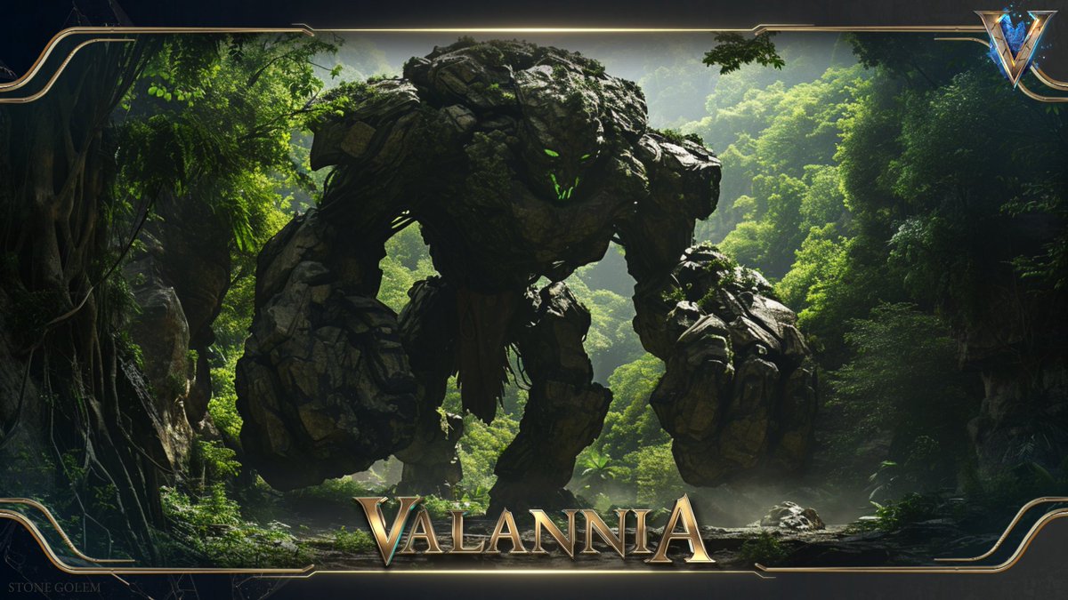 ValanniaGame's tweet photo. January will be a month of discoveries in Valannia.
The main focus will always be the Heroes, but...
Could you truly conquer Valannia without your troops? 🤔
Stone Golem
🔹 Race: Pirith
🔹 Type: Tank
#valannia #Web3gaming #Solana #UE5 #Pirith