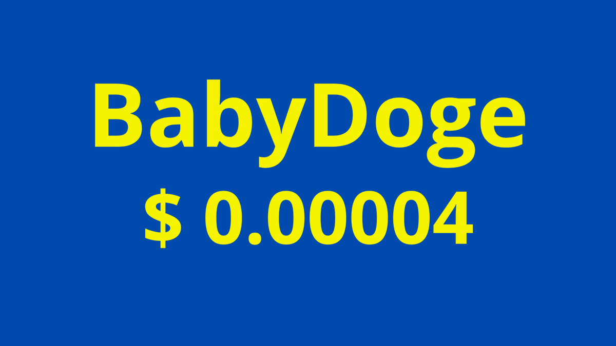 BabyDogenews_'s tweet photo. #babydoge https://t.co/9LV90DcwbA