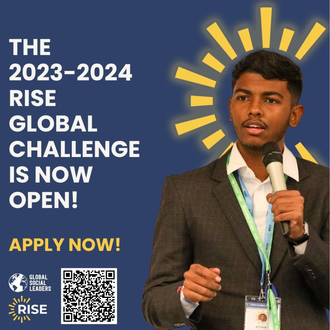 opportunitiesfy's tweet photo. ๐ Join RISE Challenge 2024! ๐
๐ฏ Young and ready to make a difference? Fully funded opportunities and scholarships await.
๐ Apply by Jan 17, 2024.
Apply Now: https://t.co/Awd3ykd6Ll
#RISEChallenge #YouthLeadership #Scholarships #ApplyNow ๐ https://t.co/HCJTHNA0vU