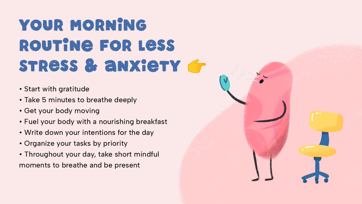 Build #resilience to stress first thing in the morning to have a positive and courageous mindset for the rest of the day! 💛