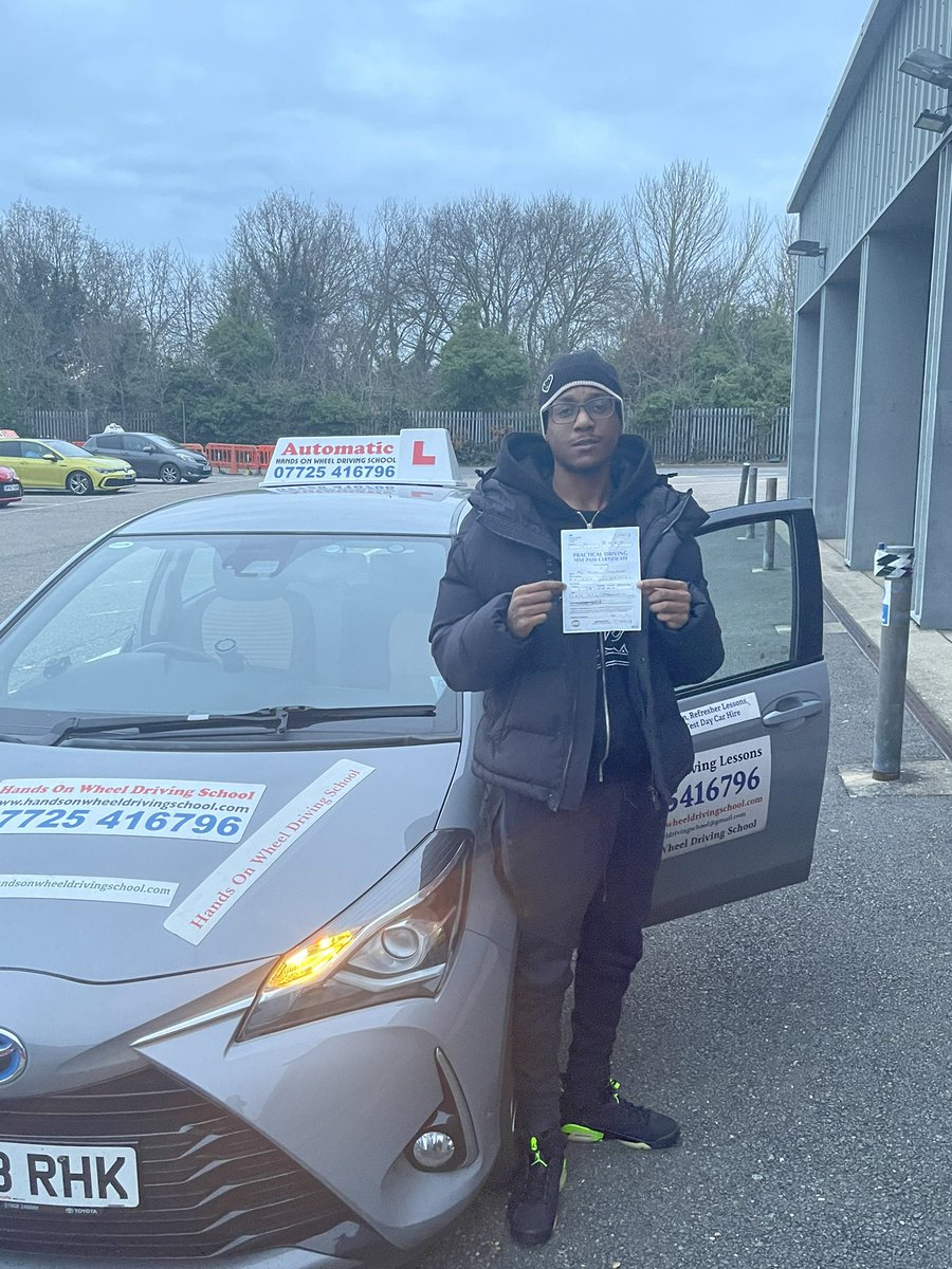 Congratulation to Janeil, Who passed his Driving Test in Mitcham DTC.  Thanks for Choosing Hands on Wheel Driving School. Contact us Via   📞 07725416796  Instagram 🔗 handsonwheelschool 🌐 handsonwheeldrivingschool.com